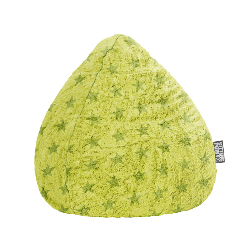 Polyester Bean Bag Chair Lounger Green 100 Polyester